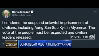 Dunia Kecam Kudeta Militer Myanmar