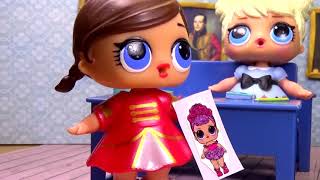 Куклы ЛОЛ Сюрприз | Мультик КОНКУРС РИСУНКОВ в Школе lol dolls