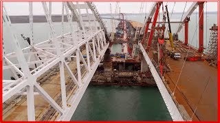 Крымский мост. Строительство сегодня. Керченский мост. Керчь.