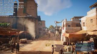 Assassin's Creed Origins / 8700K 5.3 GHz / DDR4-3400 / GTX 1080 Ti / 720p ULTRA