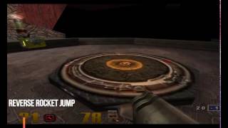 Quake 3 Arena Rocket Jumps - The Longest Yard - Q3DM17