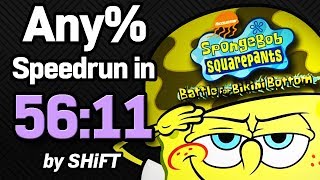 SpongeBob SquarePants: Battle for Bikini Bottom Any% Speedrun in 56:11 (WR on 7/14/2018)
