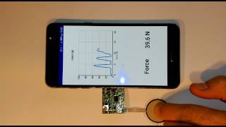 Tekscan pressure sensor with nfc connectivity platform