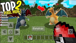 TOP 2 MELHORES MOD DE POKÉMON PARA O MINECRAFT PE !! (Pixelmon)