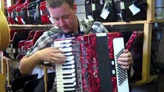 Mark plays a 72 Delicia Piano Accordion @ Hobgoblin Music Birmingham