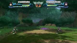 Naruto Shippuden: Clash of Ninja Revolution 3 - Rock Lee vs. Yugao Gameplay