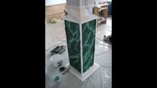 "имитация мрамора"(Imitation marble).mpg. www.kooper.com.ua
