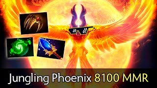 Jungling Phoenix 8100 MMR by Mind_Control — solo ranked Dota 2
