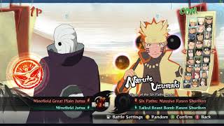 NUNS4 nagato moveset mod + reskin of tobi ( guruguru )