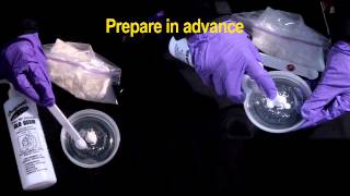 Fluorescent Tracer 4 of 6: Unplugging Spray Nozzle Demonstration