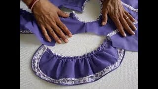 baby frock design cutting and stitching in hindi