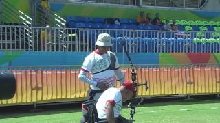 Men's Individual Recurve Open, 1/16 - Jung-Hoon v Rahimi - Rio 2016 Paralympics