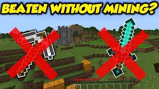 Tested: Can You Beat Minecraft Without Mining / Hitting?