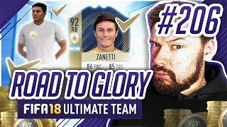 COMPLETING PRIME ICON ZANETTI!! - #FIFA18 Road to Glory! #206 Ultimate Team