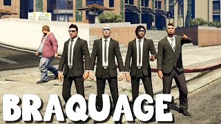 (Vidéo-Délire) GTA 5 - 2eme Braquage avec Marcus, Jisters et LaSaw6