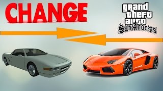 Как заменять старые машины на новые в Гта Сан Андреас (GTA SA)