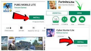 Cyber Hunter Lite | FortNite Lite | Pubg Mobile Lite is Here