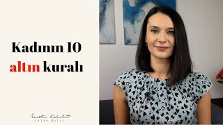 Mutlu bir ilişki için kadının 10 altın kuralı