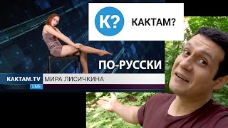 КАКТАМ? Мира Лисичкина Надевает КОЛГОТКИ и читает новости