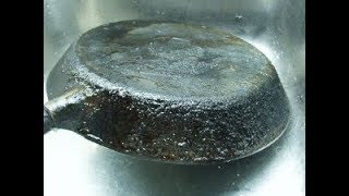 Чистка сковороды - мой метод
