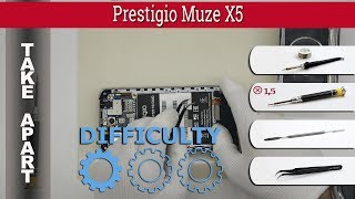 How to disassemble ? Prestigio Muze X5 (PSP 5518) Take apart Tutorial