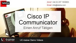 Cisco IP Communicator - System Training - Einen Anruf Tätigen - German /  Deutsche