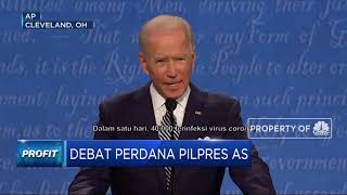 Debat Perdana, Biden Sebut Trump Tidak Becus Tangani Covid-19