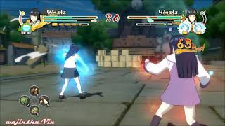 Naruto Ultimate Ninja Storm 3 Road to Ninja Hinata vs School Uniform Hinata