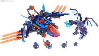 LEGO NEXO Knights Clay's Falcon Fighter Blaster review! 70351