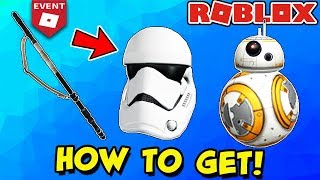 [EVENT] HOW TO GET STORMTROOPER HELMET, REY'S STAFF & BB-8 - Roblox Creator Challenge Star Wars
