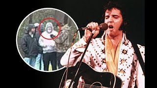 The King NOT DE*D? Bearded Elvis Presley ‘spotted ALIVE at Graceland on his 83rd birthday’