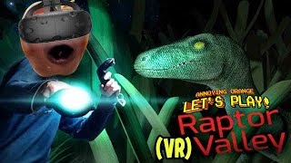 Midget Apple Plays - Raptor Valley (VR Game)