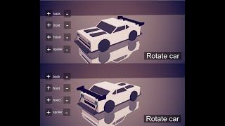 designing low poly car and tuning creation timelapse [UNITY 5]