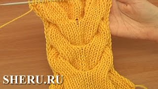 Knitting a Double Stitch Pattern Урок 15 Косы вязаные спицами