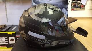 Capacete Norisk FF391 War Preto Fosco/Cinza 11-9-9806-7042