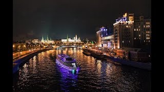 Романтический ужин на телоходе | Сюрприз для любимой | Ночная Москва