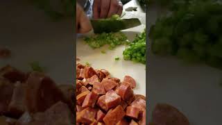 ASMR cutting celery