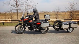 BMW GS 800 offroad Trailer C-WAY Мотоприцеп Мотоцикл БМВ Гусь moto