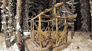 ТАЙГА. ПЯТЫЕ СУТКИ В ПАЛАТКЕ! ПОДГОТАВЛИВАЮ ИЗБУ К СТРОИТЕЛЬСТВУ!  ЗАВОЖУ СТРОЙМАТЕРИАЛ К 2020 ГОДУ.