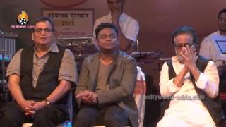 5th Hridaynath Awards 2015 - A R Rahman - Subhash Ghai !!!