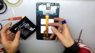 LG G Pad 8.0 V490 LCD + Touch (замена тача+экрана на планшете)