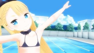 【MMD】Galaxias!/ 修正版 - Alicia Solid Ver. Microbikini (NicoNico3D) HD 1080p