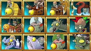 Plants vs Zombies 2 Final Boss: All Zomboss Fight vs All Plants Power-Up!