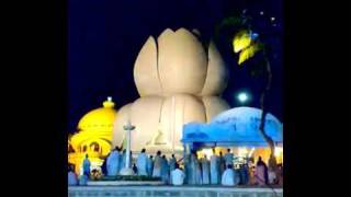 Santhigiri Parnasala Made of White Granite in Lotus Shape @ Pothenkode, Trivandrum, Kerala, India