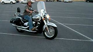 VN900 Kawasaki Vulcan 900 Peg Grind 2 Dragging Pegs