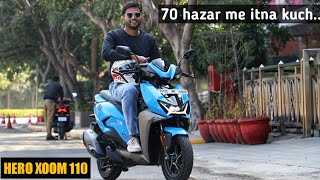 HERO XOOM 110 Ride Review | 70 hazar me Unique Features | Rash Gear