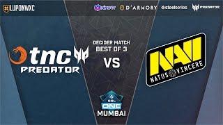 TNC Predator vs Natus Vincere Game 3 (BO3) | ESL One Mumbai 2019 Group Stage