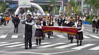 20190505 銀座 柳まつりパレード 大西学園中学高等学校吹奏楽部