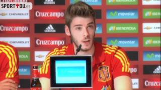 De Gea: "El ambiente es el de un grupo de amigos"