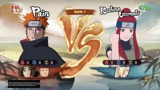 Naruto Storm 4 Pain (Itachi & Hidan) vs. Jounin Kushina (Ino)
